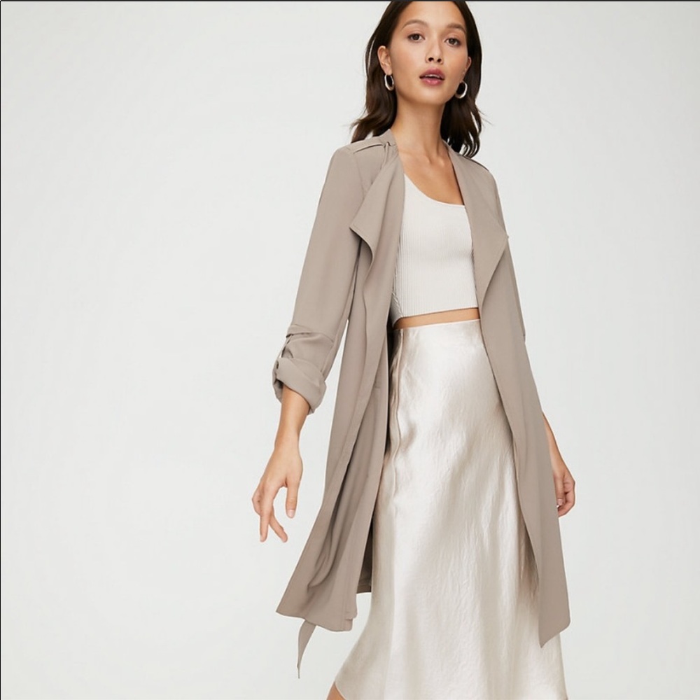 Babaton Flowy Trench Coat Quincey